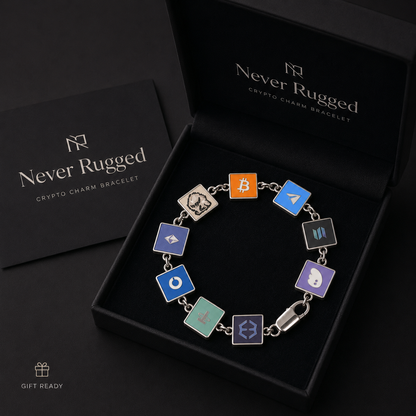 Never Rugged™ x Crypto Charm Bracelet