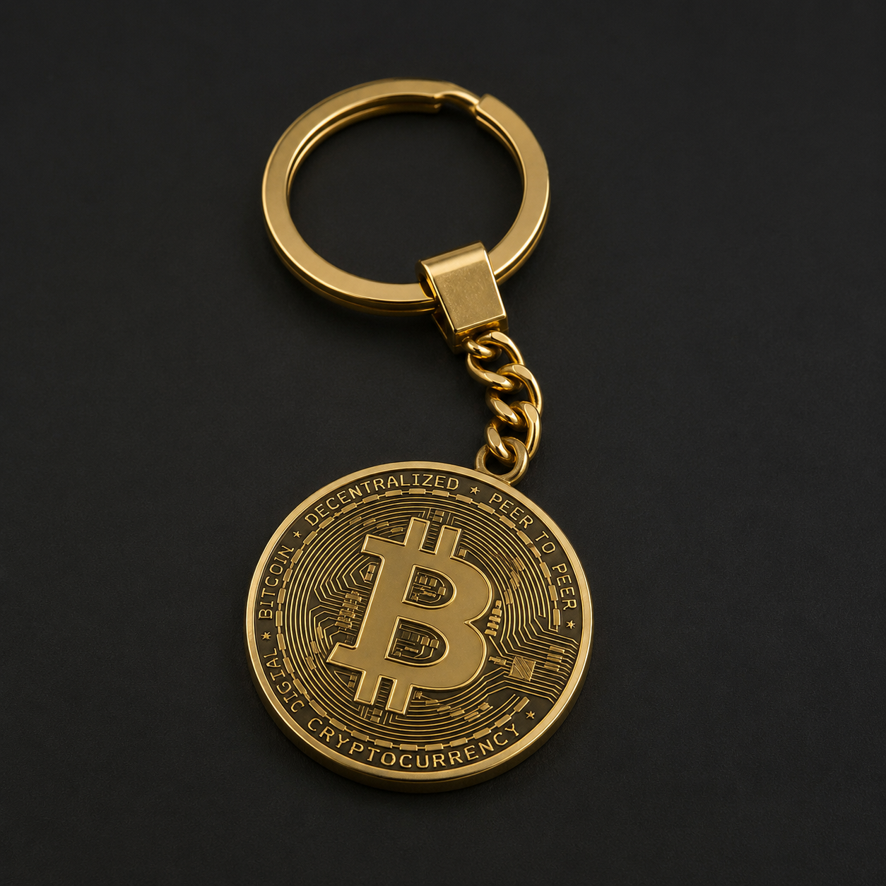 Crypto Coin Keychain